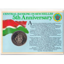 SEYCHELLES Set con moneta Commemorativa da 20 Rupees 1983